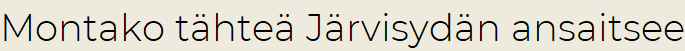 Montako tähteä Järvisydän ansaitsee